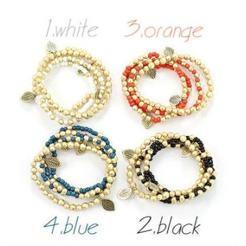 Novo Bohemian estilo Handmade Multilayers Rice Bead Bracelets Atacado FB46